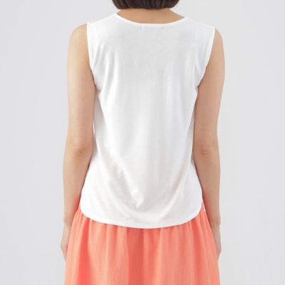 【Ｌ】【接触冷感】【ウォッシャブル】ルレックスジャージノースリーブプルオーバーカットソー（Ｕ３Ｐ５３３５４＿＿）