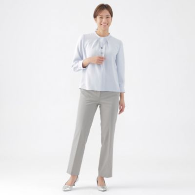 【Ｌ】【美シリーズ】【ウォッシャブル】【セットアップ対応】トリアセスビンモクロディパンツ（Ｕ３Ｒ０２５０９＿＿）