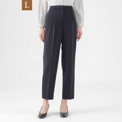 【Ｌ】【美シリーズ】【ウォッシャブル】【セットアップ対応】トリアセトリコテーパードパンツ（Ｕ３Ｒ０４５０１＿＿）