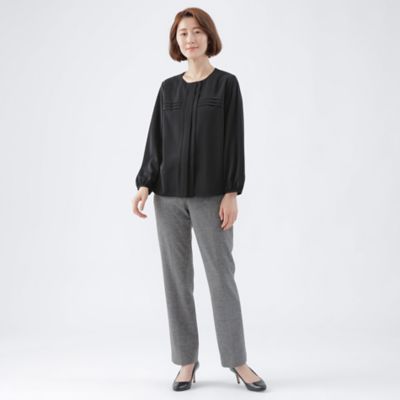 【Ｌ】【美シリーズ】【セットアップ対応】ミラノリブパンツ（Ｕ３Ｒ０５２０７＿＿）