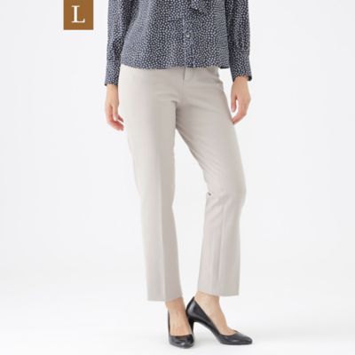 【SALE】【送料無料】TRANSWORK L (Women/大きいサイズ)/トランスワークL ピーチツイルテーパードパンツ(U3R06447__) ベージュ パンツ・ズボン【三越伊勢丹/公式】