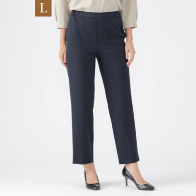 【SALE】【送料無料】TRANSWORK L (Women/大きいサイズ)/トランスワークL ジョーゼットピーチテーパードパンツ(U3R10463__) アオ パンツ・ズボン【三越伊勢丹/公式】