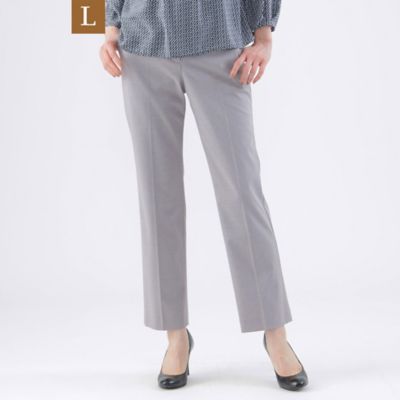 TRANSWORK L (Women/大きいサイズ)/トランスワークＬ 【Ｌ】【美シリーズ】【セットアップ対応】【ウォッシャブル】トリアセスビンポンチパンツ（Ｕ３Ｒ２２３１０＿＿）