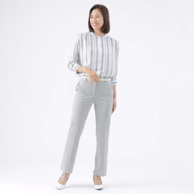 【Ｌ】【美シリーズ】【セットアップ対応】【ウォッシャブル】ラミーカノコパンツ（Ｕ３Ｒ３３３３０＿＿）