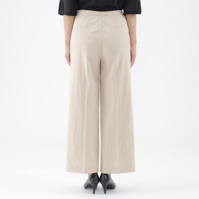 【Ｌ】【美シリーズ】【接触冷感】【ＵＶ対策】【ウォッシャブル】ストレッチワイドパンツ（Ｕ３Ｒ５０３４３＿＿）