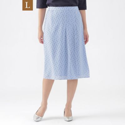 TRANSWORK L (Women/大きいサイズ)/トランスワークＬ 【Ｌ】【ウォッシャブル】【セットアップ対応】スピリットジオメプリントスカート（Ｕ３Ｓ０５５１０＿＿）