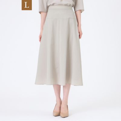 TRANSWORK L (Women/大きいサイズ)/トランスワークＬ 【Ｌ】【ウォッシャブル】【接触冷感】【吸水速乾】ハイカウントワルツスカート（Ｕ３Ｓ１３５６８＿＿）
