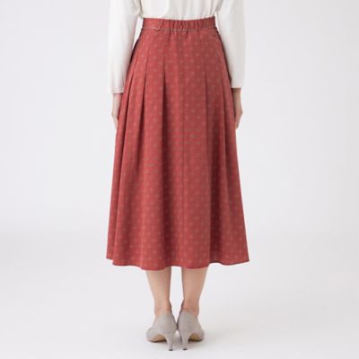 NOBLEノーブル✨ジオメトリックプリントヘムフリルスカート FREE SIZE NOBLEノーブル✨ジオメトリックプリントヘムフリルスカート FREE