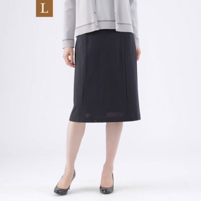 【Ｌ】【美シリーズ】【セットアップ対応】【ウォッシャブル】トリアセスビンポンチスカート（Ｕ３Ｓ２１３１０＿＿）