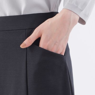 【Ｌ】【美シリーズ】【セットアップ対応】【ウォッシャブル】トリアセスビンポンチスカート（Ｕ３Ｓ２１３１０＿＿）