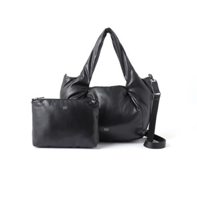 ＜EVEX by KRIZIA (Women)＞２３ＡＷ＊Ｗｉｎｇｓ掲載＊パディングセットトートバッグ（Ｕ５１１６２２５＿＿）
