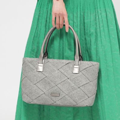 EVEX by KRIZIA｜レザーメッシュトートバッグ | Rakuten Fashion