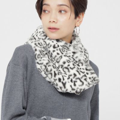 ＜EVEX by KRIZIA (Women)＞【ウォッシャブル】ニットコンビファースヌード（Ｕ５７５２２７２＿＿）