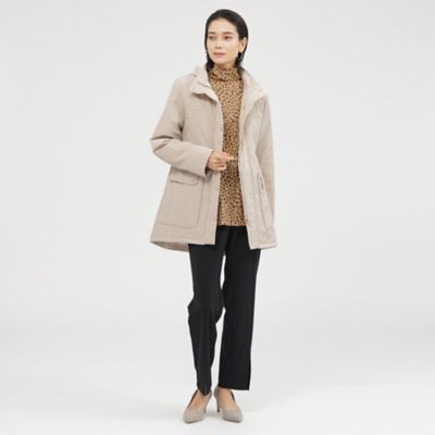 ＊ＳＴＯＲＹ掲載＊【カタログ掲載品】【ウォッシャブル】【吸湿発熱】【消臭】ストレッチタフタキルティングコート（Ｕ５Ａ０４４３９＿＿）