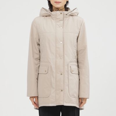 ＊ＳＴＯＲＹ掲載＊【カタログ掲載品】【ウォッシャブル】【吸湿発熱】【消臭】ストレッチタフタキルティングコート（Ｕ５Ａ０４４３９＿＿）