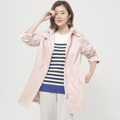 ＜EVEX by KRIZIA (Women)＞【ウォッシャブル】【はっ水】【花粉対策】【防しわ】【ＵＶカット】ポランタフタミドルコート（Ｕ５Ａ０４５１１＿＿）