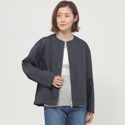 【ウォッシャブル】【はっ水】【花粉対策】【防しわ】【ＵＶカット】ポランタフタノーカラーブルゾン（Ｕ５Ａ０５５１１＿＿）