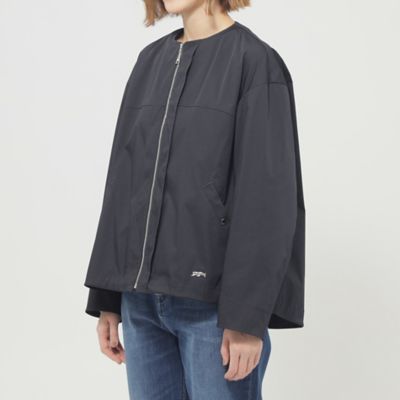 【ウォッシャブル】【はっ水】【花粉対策】【防しわ】【ＵＶカット】ポランタフタノーカラーブルゾン（Ｕ５Ａ０５５１１＿＿）
