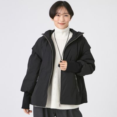 ＜EVEX by KRIZIA (Women)＞【ＳＡＮＹＯ　Ｓｔｙｌｅ　ＥＤＩＴＩＯＮ掲載】【ウォッシャブル】２ＷＡＹスムースタフタダウンジャケット（Ｕ５Ａ０８６７１＿＿）