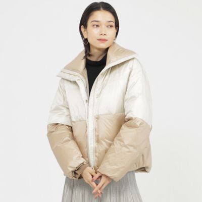 KRIZIA ベージュ ダウンジャケット ベージュ系 EVEX by KRIZIA (Women)のダウンジャケット・コート