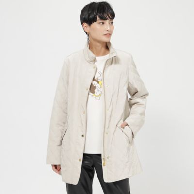＜EVEX by KRIZIA (Women)＞２３ＡＷ＊Ｗｉｎｇｓ掲載＊【ウォッシャブル】【吸湿発熱】【消臭】ウォームスタンドカラーキルティングコート（Ｕ５Ａ３８２３８＿＿）