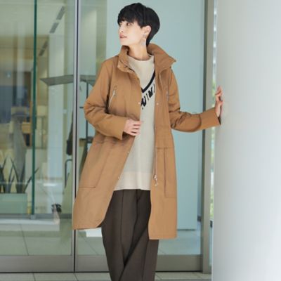 ＜EVEX by KRIZIA (Women)＞【はっ水】【ウォッシャブル】リサイクルポリエステルストレッチタフタコート（Ｕ５Ａ５５２２０＿＿）