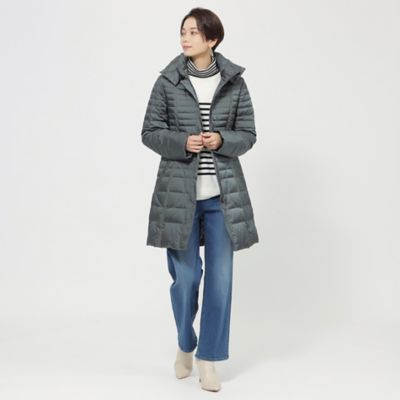 ２３ＡＷ＊Ｗｉｎｇｓ掲載＊【ウォッシャブル】シャンブレーグリーンダウンコート（Ｕ５Ａ５８２７０＿＿） | EVEX by KRIZIA  (Women)/エヴェックス バイ クリツィア | 三越伊勢丹オンラインストア・通販【公式】