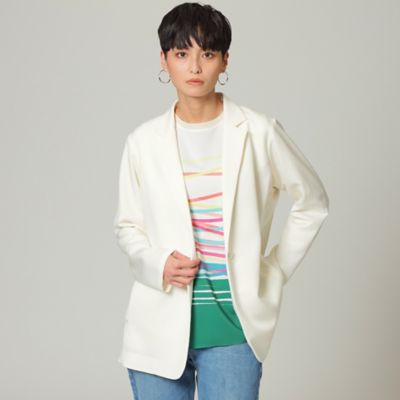 ＜EVEX by KRIZIA (Women)＞【ウォッシャブル】トリアセマットストレッチテーラードジャケット（Ｕ５Ｅ０１１１６＿＿）