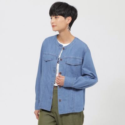＜EVEX by KRIZIA (Women)＞【カタログ掲載品】【ウォッシャブル】ソフトデニムシャツジャケット（Ｕ５Ｅ０１４８１＿＿）