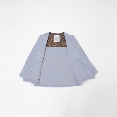 【カタログ掲載品】【ウォッシャブル】ウールライクジャージノーカラージャケット（Ｕ５Ｅ０５４４０＿＿）