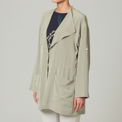 ウォッシャブル】【接触冷感】スーパーヴィヨンカジュアルジャケット