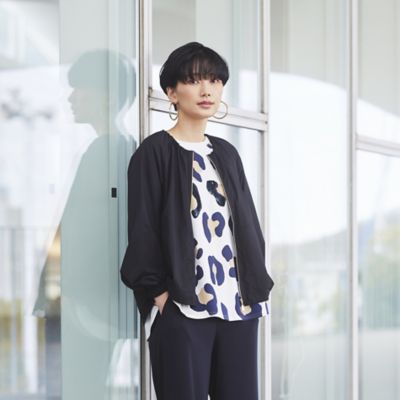 ＜EVEX by KRIZIA (Women)＞＊Ｗｉｎｇｓ掲載＊【８０周年記念アイテム】【はっ水】【ウォッシャブル】サイレントストレッチブルゾン（Ｕ５Ｅ５０１６６＿＿）