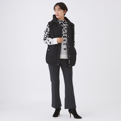 美品　eLLa ジレ　【ブラック】 ペプラムシルエットジレ 【品番:so1-358】