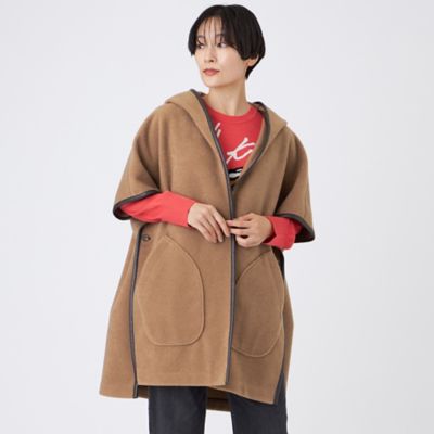 ＜EVEX by KRIZIA (Women)＞【カタログ掲載】ウールライクニードルパンチケープジレ（Ｕ５Ｇ０４６６１＿＿）