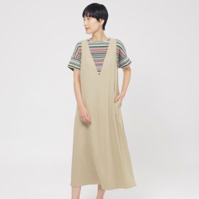 ＜EVEX by KRIZIA (Women)＞【接触冷感】【吸水速乾】【ＵＶ対策】【ウォッシャブル】ｋｉｒｅｒｉジャンパースカート（Ｕ５Ｊ０３５３７＿＿）