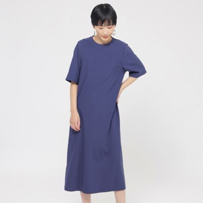 【接触冷感】【ＵＶカット】【ウォッシャブル】メリルハイテンションＴシャツワンピース（Ｕ５Ｊ０４５７８＿＿）