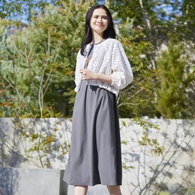 【接触冷感】【ＵＶカット】【ウォッシャブル】メリルハイテンションＴシャツワンピース（Ｕ５Ｊ０４５７８＿＿）