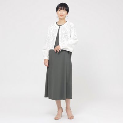 【接触冷感】【ＵＶカット】【ウォッシャブル】メリルハイテンションＴシャツワンピース（Ｕ５Ｊ０４５７８＿＿）