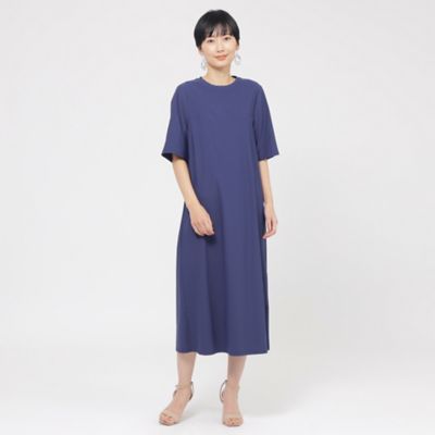 【接触冷感】【ＵＶカット】【ウォッシャブル】メリルハイテンションＴシャツワンピース（Ｕ５Ｊ０４５７８＿＿）
