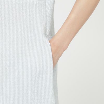 【夏にぴったり！】【吸水速乾】【ウォッシャブル】ポリエステルサッカーワンピース（Ｕ５Ｊ０５３６７＿＿）