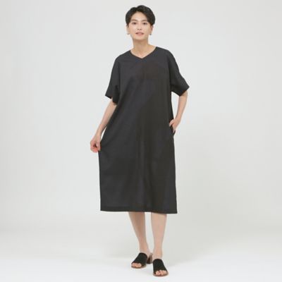 【接触冷感】【ウォッシャブル】シャドーパンサープリントサックワンピース（Ｕ５Ｊ０６３９５＿＿）