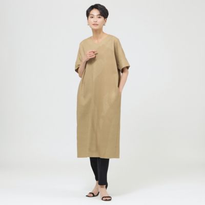 【接触冷感】【ウォッシャブル】シャドーパンサープリントサックワンピース（Ｕ５Ｊ０６３９５＿＿）