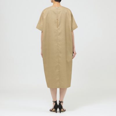 【接触冷感】【ウォッシャブル】シャドーパンサープリントサックワンピース（Ｕ５Ｊ０６３９５＿＿）
