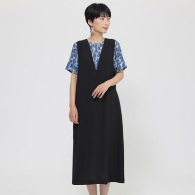 ＜EVEX by KRIZIA (Women)＞【接触冷感】【防しわ】【防透け】【ウォッシャブル】ドライタッチジャンパースカート（Ｕ５Ｊ０８５８０＿＿）