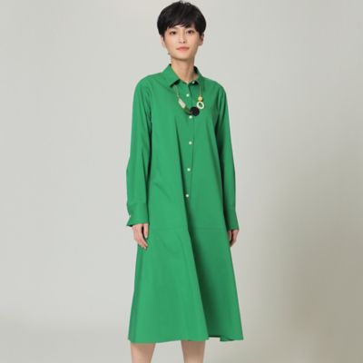 【ウォッシャブル】ナチュラルハイパワーストレッチシャツワンピース（Ｕ５Ｊ６０１２８＿＿）