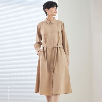 ＜EVEX by KRIZIA (Women)＞【ウォッシャブル】タスランタイプライターシャツワンピース（Ｕ５Ｊ７０２２４＿＿）