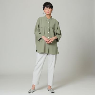 【接触冷感】【吸水速乾】【ウォッシャブル】スーパードライツイルシャツ（Ｕ５Ｍ０５１５３＿＿）