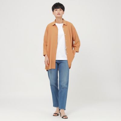 【接触冷感】【吸水速乾】【ＵＶ対策】【ウォッシャブル】クールドライツイルシャツ（Ｕ５Ｍ０５３４３＿＿）