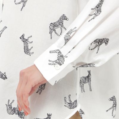 【ウォッシャブル】ボイル刺繍コットンシャツ（Ｕ５Ｍ０６３４５＿＿）