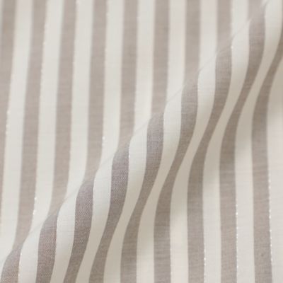 【ウォッシャブル】シアーコンビストライプフレンチスリーブブラウス（Ｕ５Ｍ０９３６４＿＿）